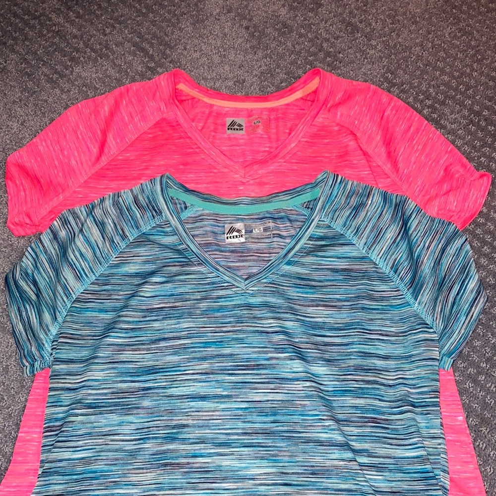 Set of 2 dry fit t shirts